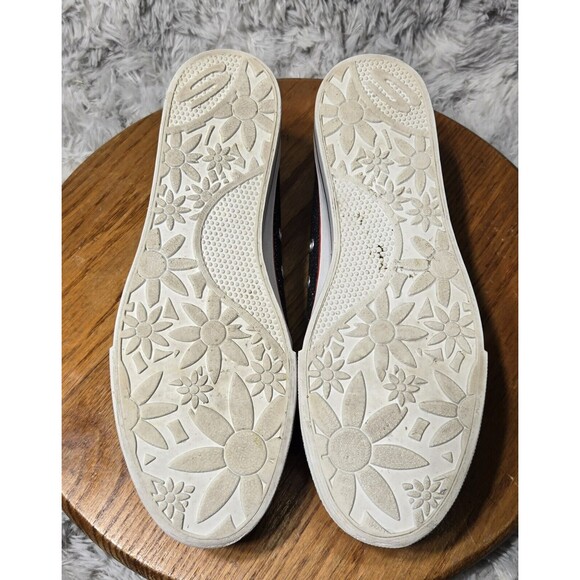 Y2K Skecher Womens Size 8.5 Sparkle Platform Low Embroidered Floral Bottom Shoes - Picture 4 of 10